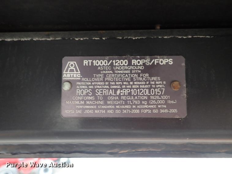 image for item DE5393 Astec RT1000 trencher