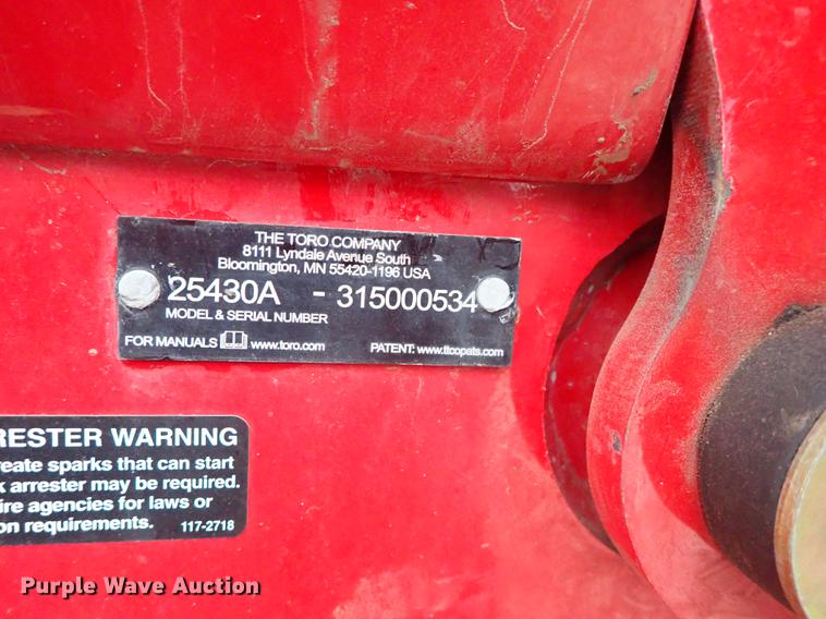 image for item DE5395 2015 Toro RT600 trencher