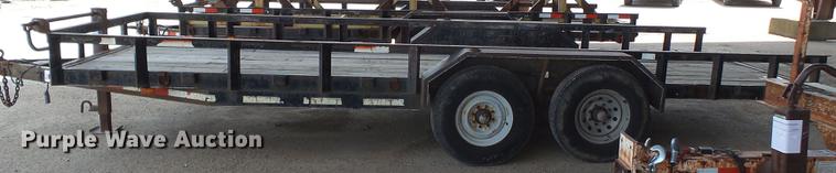 image for item DE7809 1995 R&W utility trailer