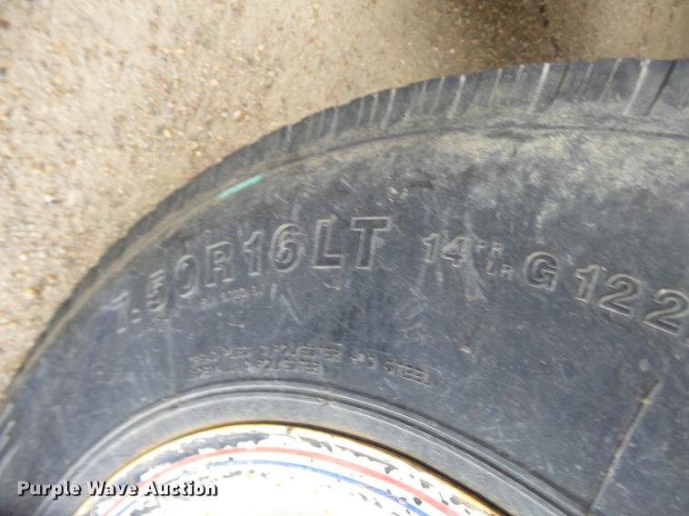 image for item DE7809 1995 R&W utility trailer