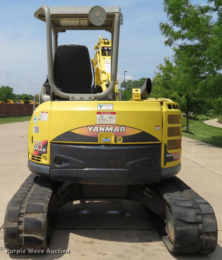image for item DE8113 2012 Yanmar Vi045-5B mini excavator