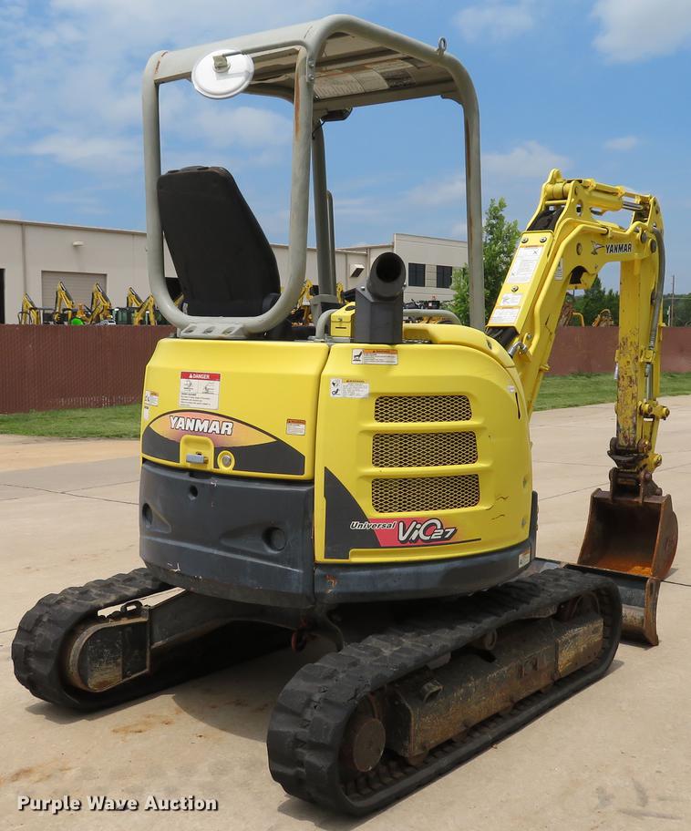 image for item DE8115 2012 Yanmar Vi027-5B mini excavator