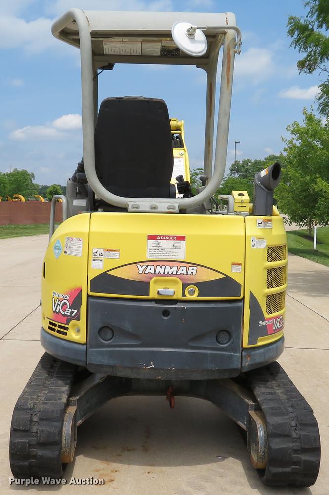 image for item DE8115 2012 Yanmar Vi027-5B mini excavator