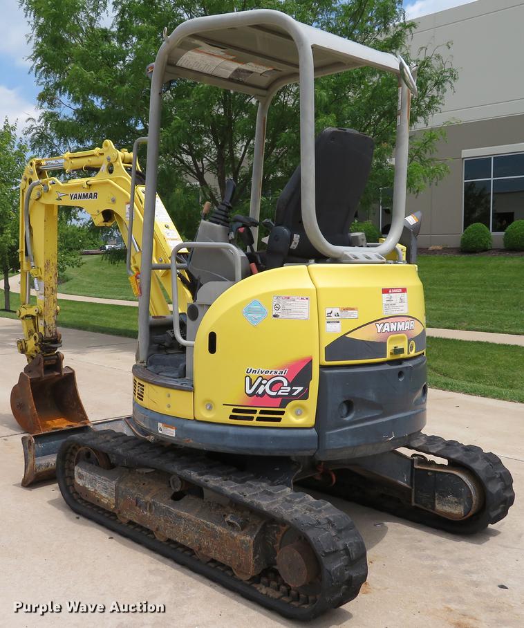image for item DE8115 2012 Yanmar Vi027-5B mini excavator