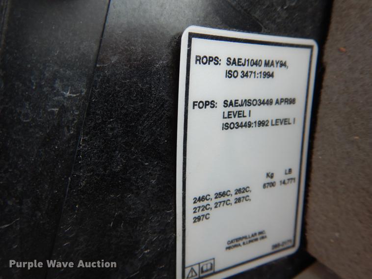 image for item DE8444 2011 Caterpillar 299C skid steer