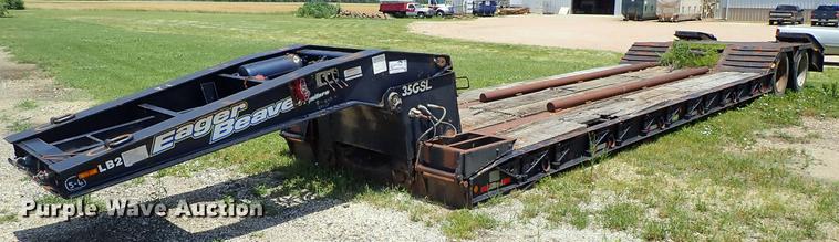 image for item DF1228 1995 Eager Beaver 35GSL lowboy equipment trailer