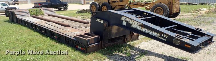 image for item DF1228 1995 Eager Beaver 35GSL lowboy equipment trailer