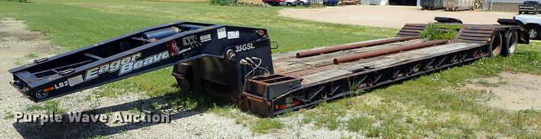 image for item DF1228 1995 Eager Beaver 35GSL lowboy equipment trailer