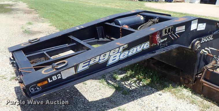 image for item DF1228 1995 Eager Beaver 35GSL lowboy equipment trailer