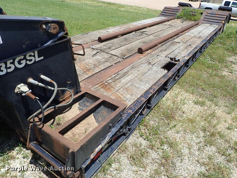 image for item DF1228 1995 Eager Beaver 35GSL lowboy equipment trailer