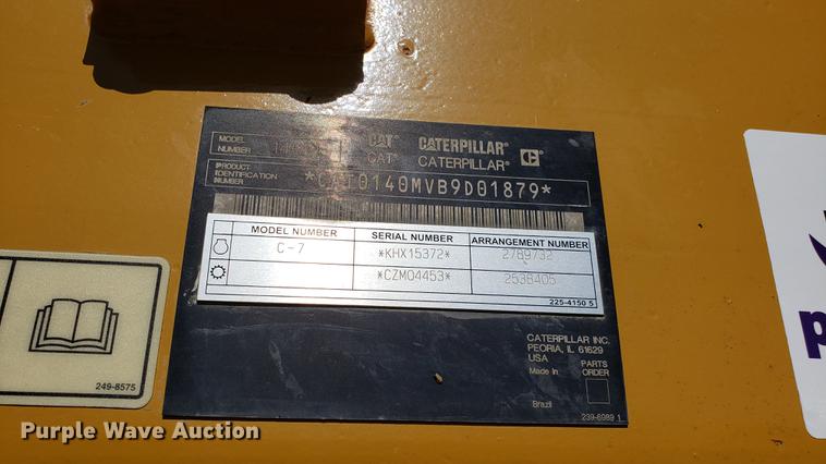 image for item DF3487 2009 Caterpillar 140M VHP Plus motor grader