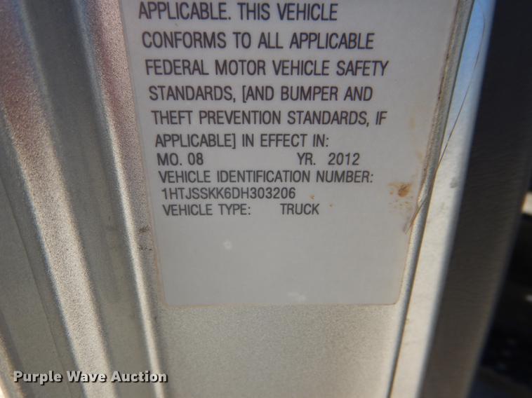 image for item DG1131 2013 International TerraStar SFA flatbed truck