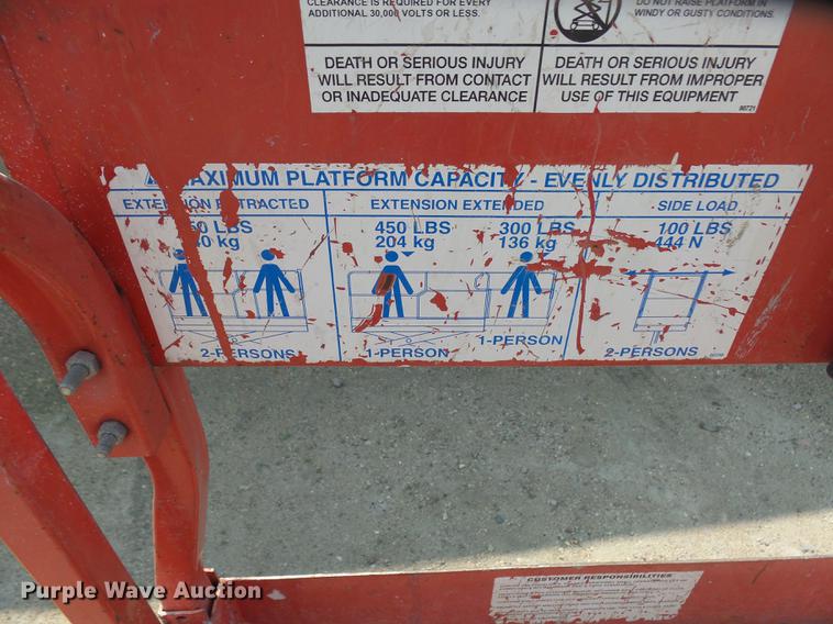 image for item DX9186 2000 Mec 2033ES scissor lift