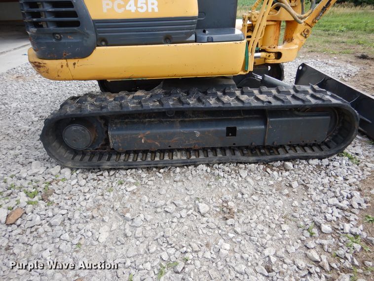 image for item DY9841 1999 Komatsu PC45R-8 mini excavator
