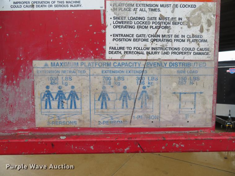 image for item EV9606 Mec 2647ES scissor lift