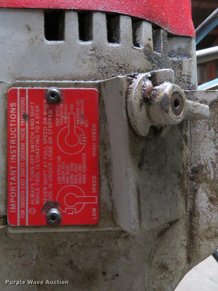 image for item EV9610 Milwaukee 4004 core drill