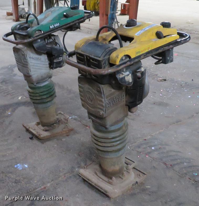 image for item EV9614 (2) Wacker plate compactors