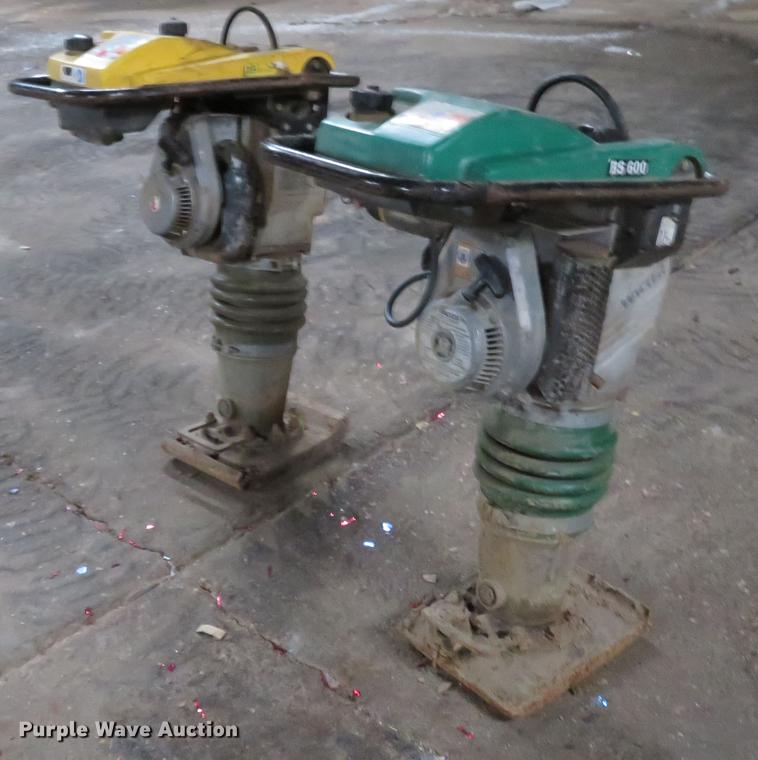 image for item EV9614 (2) Wacker plate compactors