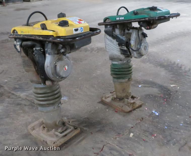 image for item EV9614 (2) Wacker plate compactors