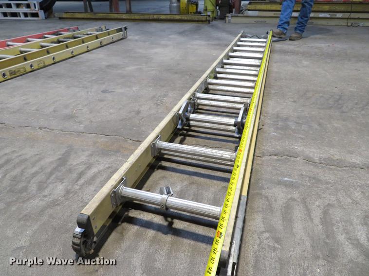 image for item EV9618 (3) 24' fiberglass extension ladders