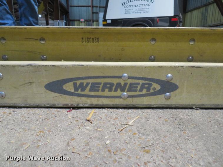 image for item EV9618 (3) 24' fiberglass extension ladders