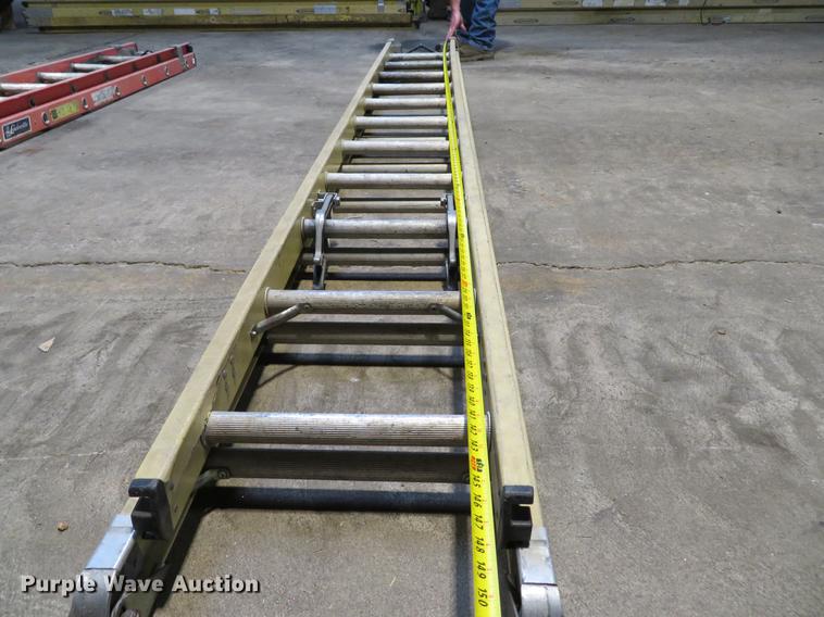 image for item EV9618 (3) 24' fiberglass extension ladders