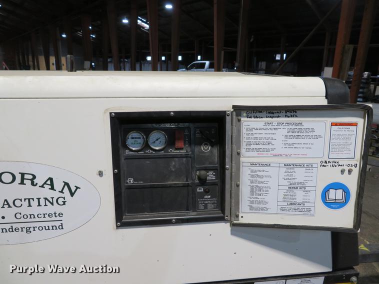 image for item EV9619 2012 Sullair 185DPQJD2 air compressor