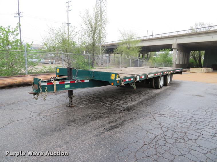 image for item EV9620 2011 Towmaster T-24T tilt deck equipment trailer