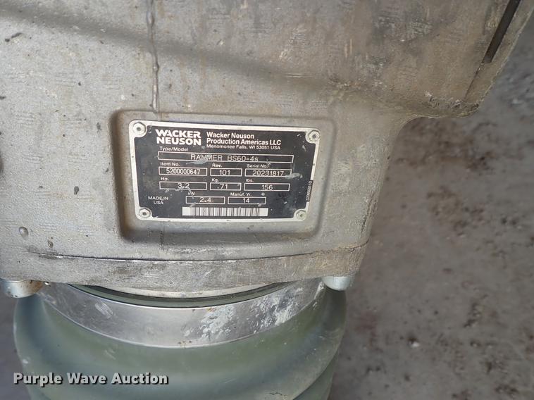 image for item FH9923 Wacker Neuson BS60-4S compactor