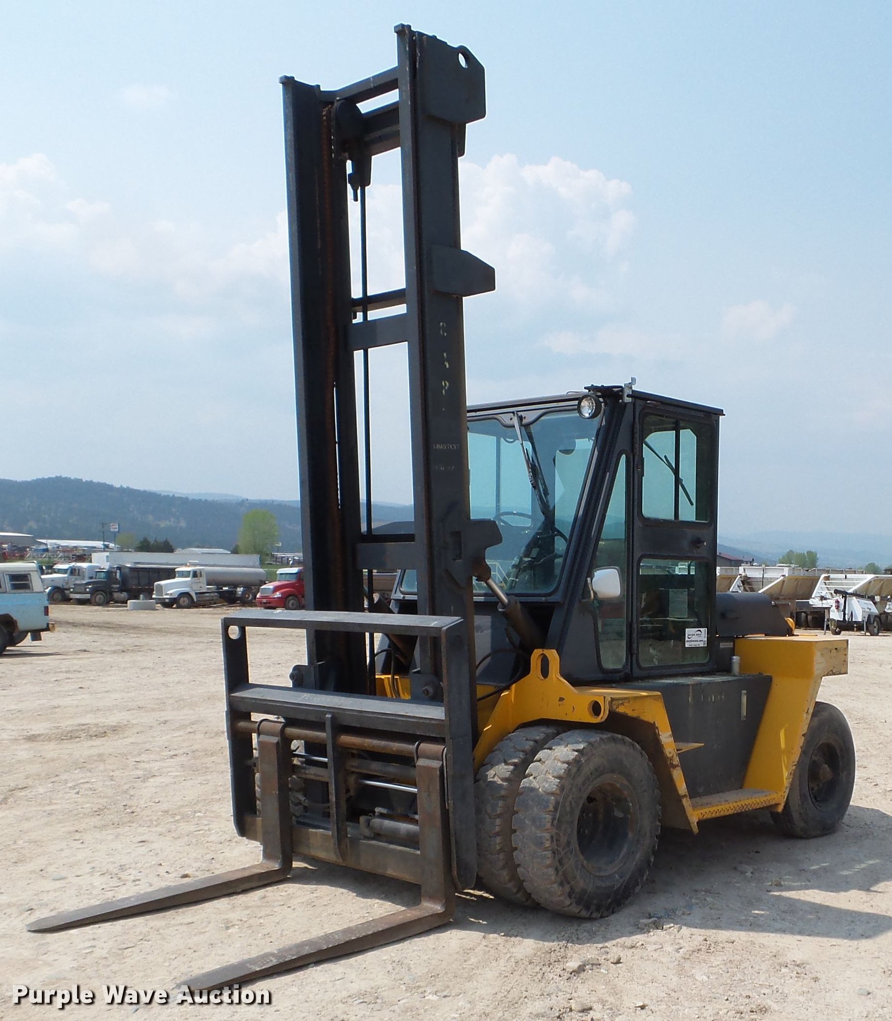 Wiggins WD150Y forklift in Black Hawk, SD Item DC4569 sold Purple Wave