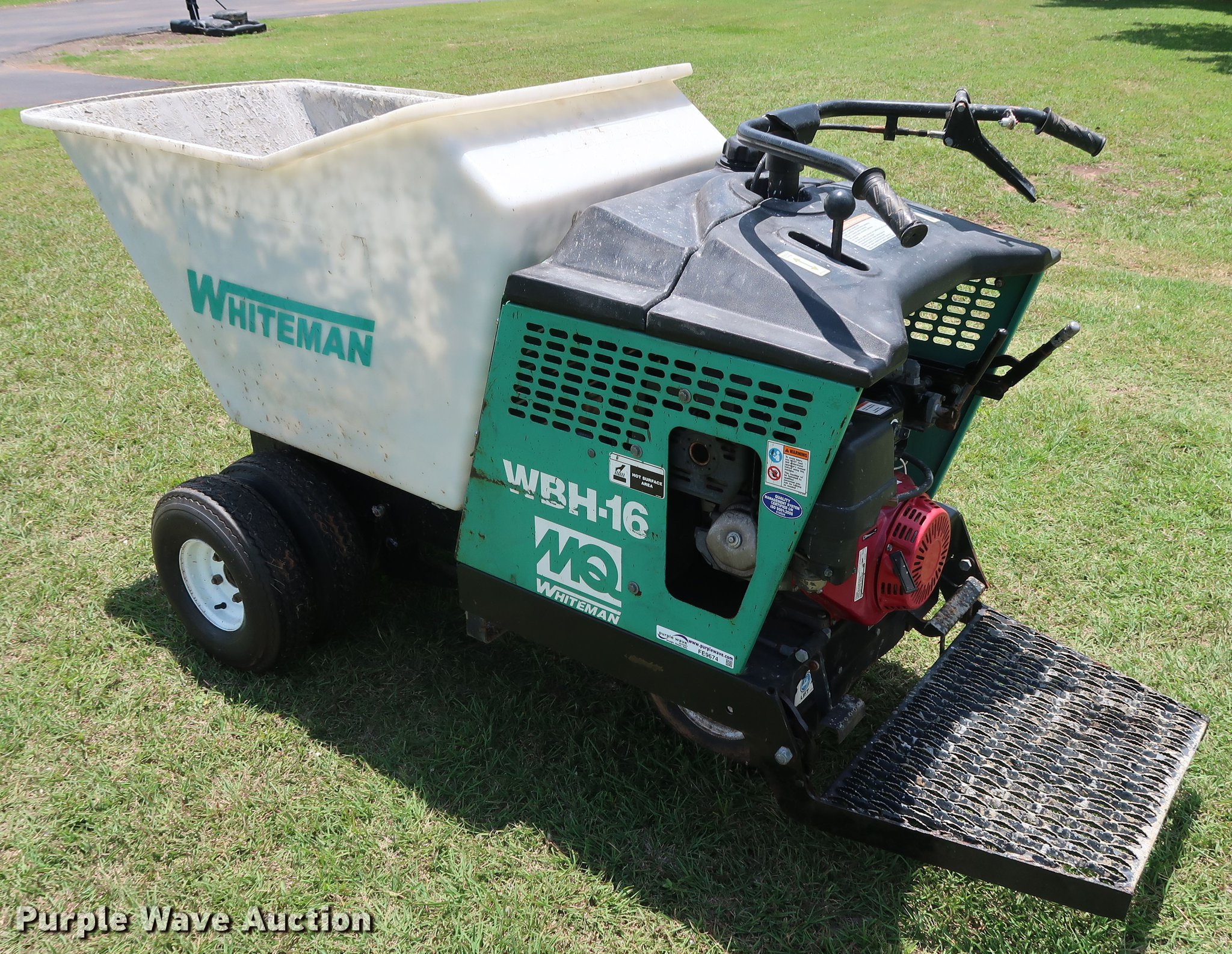 2014 MQ Whiteman WBH16E power buggy in Marlow, OK Item FE9674 sold