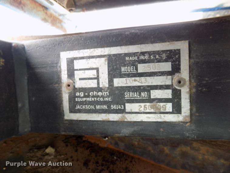 image for item DB9535 1983 Ag-Chem TerraGator 2505 applicator