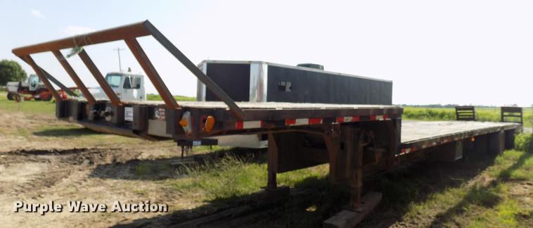 image for item DB9552 1992 Trailmobile drop deck equipment trailer