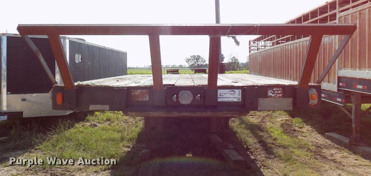 image for item DB9552 1992 Trailmobile drop deck equipment trailer
