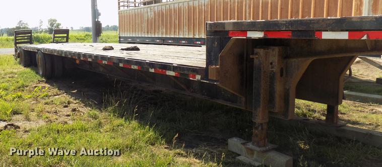 image for item DB9552 1992 Trailmobile drop deck equipment trailer