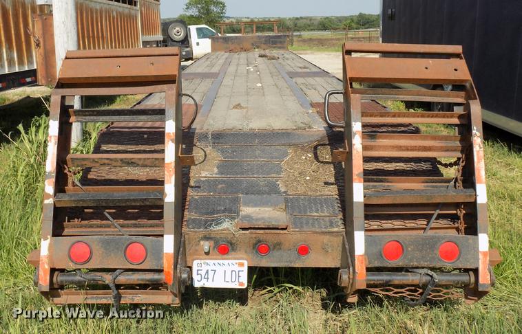 image for item DB9552 1992 Trailmobile drop deck equipment trailer