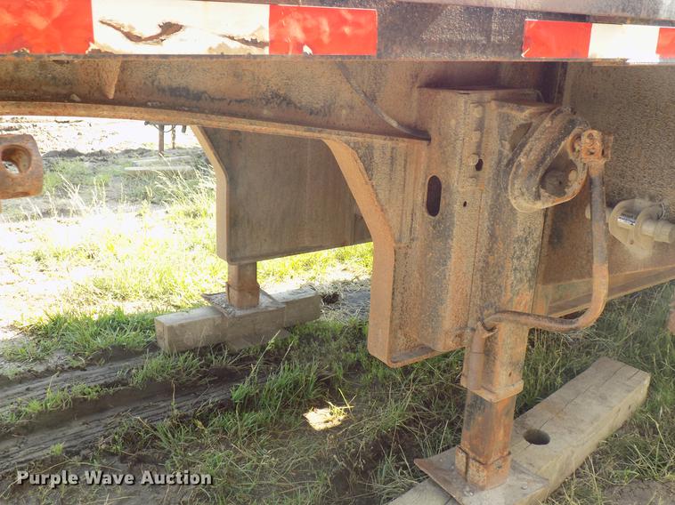 image for item DB9552 1992 Trailmobile drop deck equipment trailer