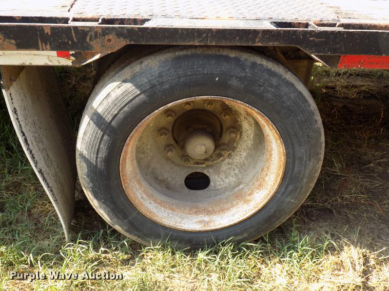 image for item DB9552 1992 Trailmobile drop deck equipment trailer