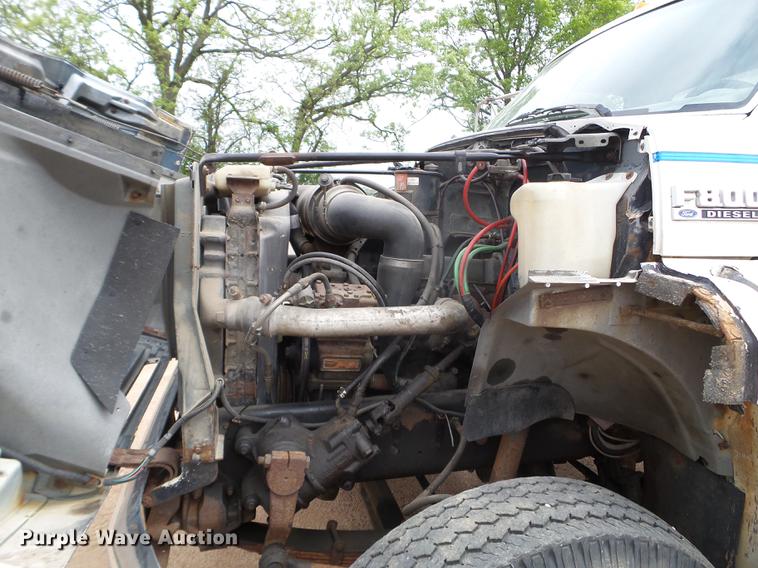 image for item DC4555 1990 Ford F800 feed delivery truck