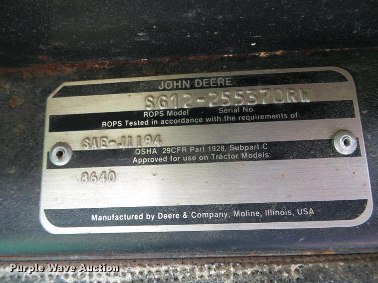 image for item DC5136 1981 John Deere 8640 4WD tractor