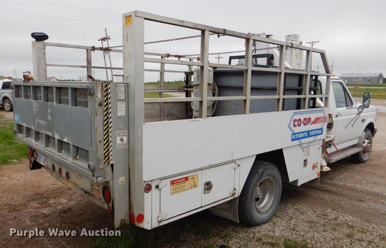 image for item DE1278 1997 Ford F450 Super Duty service truck with crane