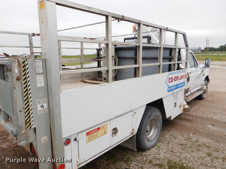 image for item DE1278 1997 Ford F450 Super Duty service truck with crane