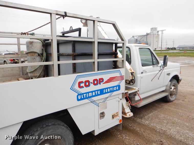 image for item DE1278 1997 Ford F450 Super Duty service truck with crane