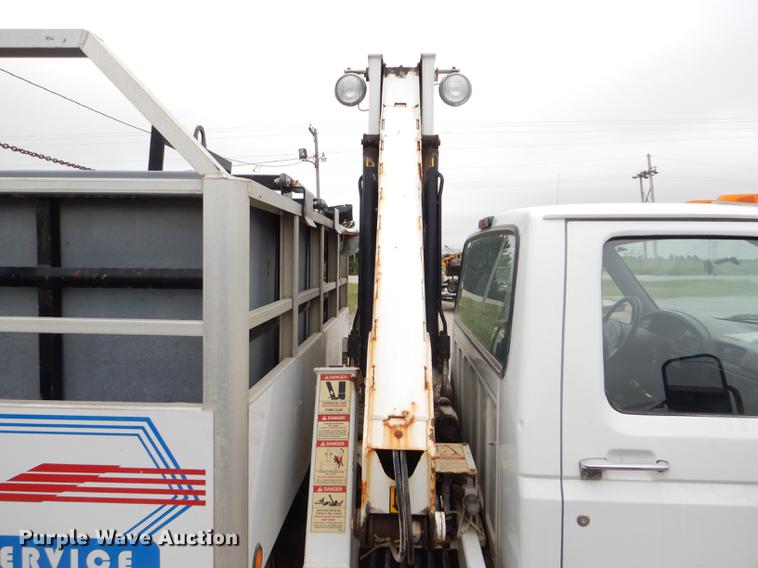 image for item DE1278 1997 Ford F450 Super Duty service truck with crane