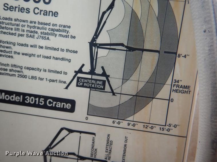 image for item DE1278 1997 Ford F450 Super Duty service truck with crane