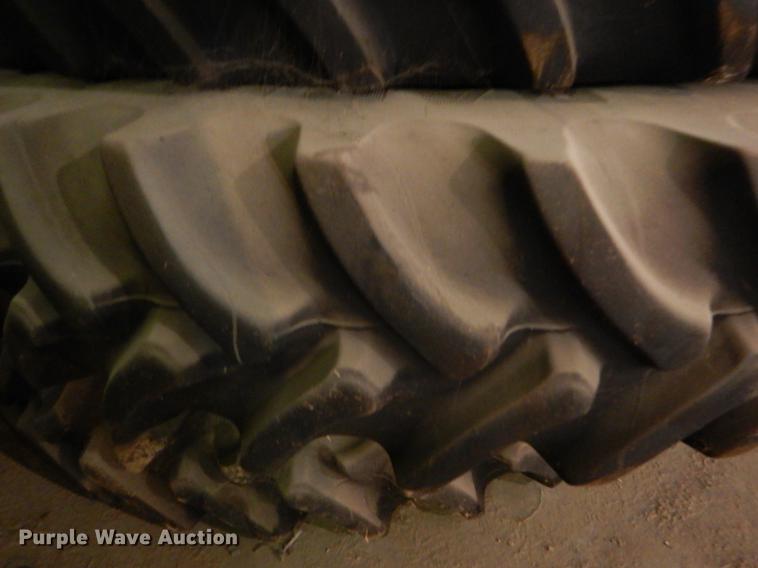 image for item DE1287 (4) Firestone 380/90R46 tires and wheels