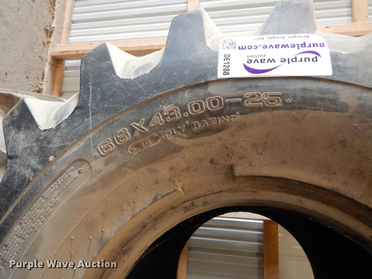 image for item DE1288 (3) 66x43.00-25 tires