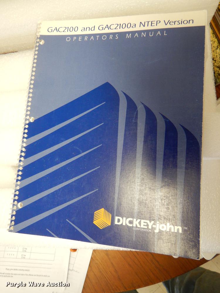 image for item DE1289 Dickey-John GAC2100 grain analysis computer