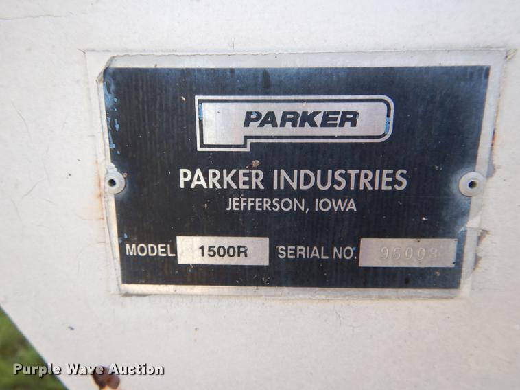 image for item DE8453 Parker 1500R weigh wagon