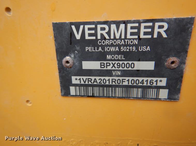 image for item DE8486 Vermeer BPX9000 bale processor